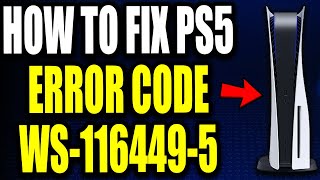 How To Fix PS5 Error Code WS1164495 quotThis service is currently under maintenancequot PS5 Easy Fix [upl. by Eillen]