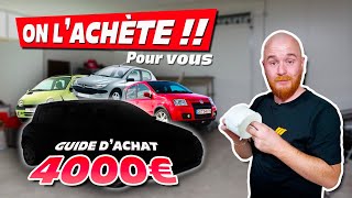 GUIDE DACHAT Quelle voiture acheter pour rouler PAS CHER On l’a achetée [upl. by Katzman31]