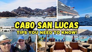 Carnival Panorama Cruise  Tips you NEED to know for Cabo San Lucas [upl. by Ecirtael]