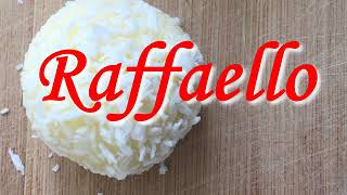 Raffaello Recipe  So easy to make  Reteta Rafaelo  Coconut balls  4 Ingredients Recipe [upl. by Ahsurej]