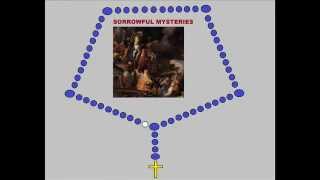 Virtual Rosary  The Sorrowful Mysteries Tuesdays amp Fridays [upl. by Meggie]