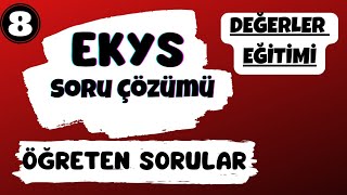 EKYS 2023 DEĞERLER EĞİTİMİ SORU ÇÖZÜMÜ ekys2023 ekys [upl. by Cita]