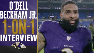 1on1 Odell Beckham Jr Talks Rams Win Tylan Wallace’s Touchdown  Baltimore Ravens [upl. by Goddart]