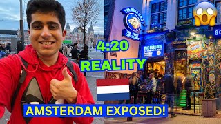 AMSTERDAM REALITY EXPOSED  TRUTH ABOUT COFFEESHOPS  EP  13 😱😱😱 [upl. by Ynafetse451]