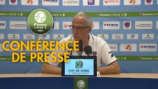 Conférence de presse Clermont Foot  FC SochauxMontbéliard  10   201819 [upl. by Kathleen]