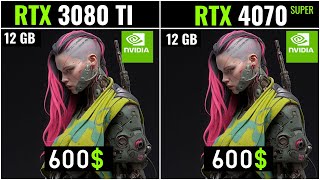 RTX 4070 SUPER VS RTX 3080 TI  20 GAMES TESTED AT 1080P  2K  4K [upl. by Staley832]