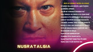 Best of Nusrat Fateh Ali Khan  Greatest Hits  Top 14 Legendary Qawwalis  SoulStirring Sufi Music [upl. by Aralk789]