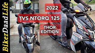 2022 TVS Ntorq 125 BS6 Thor Edition Detail Ride Review┃Pros amp Cons Explained┃BikerDaadLife [upl. by Dysart36]