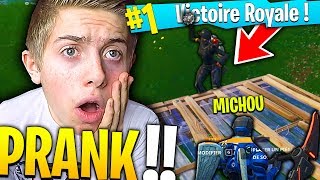 JE ME SUIS ENCORE FAIT PRANK PAR UN PRO SUR FORTNITE BATTLE ROYALE [upl. by Ahtela]