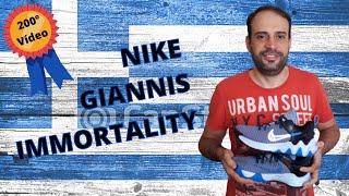 Tênis Nike Giannis Immortality  Review e Vídeo on Feet [upl. by Yim]