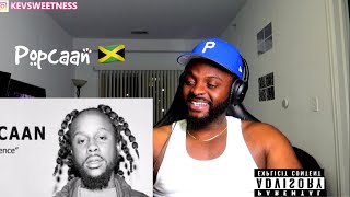 POPCAAN SILENCE first time listening to Jamaican music REACTION [upl. by Beverly]