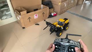 MT Model 114 RC Metal Hydraulic Loader of KOMATSU WA480 Remote Control Vehicles Test Video TH20616 [upl. by Ettennahs]