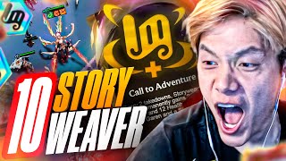 I Hit 10 Storyweaver with Kayle Hero Augment Call to Adventure  TFT Set 11 [upl. by Lefton]