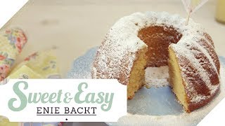 Saftiger EierlikörKuchen Extra fluffiger Gugelhupf  Sweet amp Easy  Enie backt  sixx [upl. by Stets]