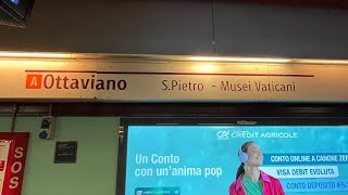 Stazione metro Ottaviano  MA Roma [upl. by Alleras]