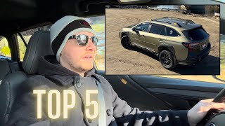 Top 5 Things I Enjoy About the NEW Subaru Outback Wilderness [upl. by Idolah]