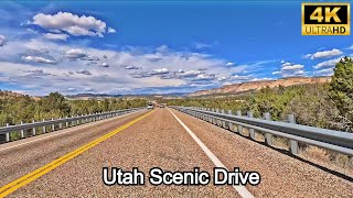 Scenic Desert Driving Across Utah  To Coral Sands Park 4K [upl. by Raimund922]