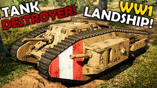 I Built An WW1 WINNING Tank In Sprocket Tank Design [upl. by Assenej]