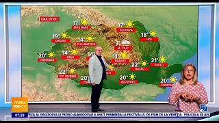 Vremea de astazi 3 Septembrie 2024 Ora 7 [upl. by Bilbe323]