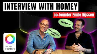 Homey interview with Cofounder Emile Nijssen  Recorded in The Netherland June 2024 [upl. by Kwarteng]