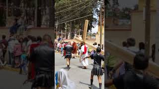 Vía crucis en Zinacantepec 2018 [upl. by Amoihc122]