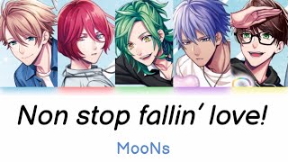 BProject Non stop fallin’ love  MooNs  Lyrics KanRomEng [upl. by Eisteb]