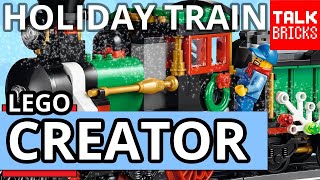 LEGO Creator Winter Holiday Train Announced Pictures amp My Thoughts Christmas Seasonal Set 10254 [upl. by Trinidad]