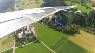 Hanggliding Drachenflug Greifenburg Hermagor Rückenwind tailwind landing Atos VR [upl. by Lukas]