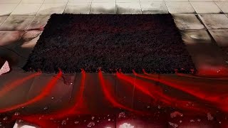 A carpet flowing with unprecedent color Satisfying carpet cleaning ASMR [upl. by Iatnahs]