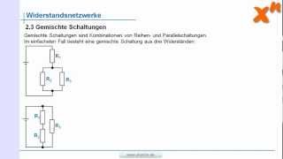 Elektrotechnik 23 Gemischte Schaltungen [upl. by Cartwright]