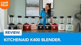 Super krachtige KitchenAid K400 blender  Review [upl. by Airednaxela]