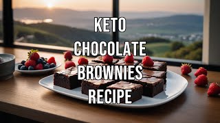 Keto Chocolate Brownies Recipe [upl. by Zed192]