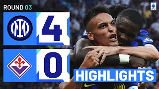 InterFiorentina 40  Lautaro and Thuram shine for Nerazzurri Goals amp Highlights  Serie A 202324 [upl. by Zerep]