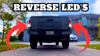 Toyota Tacoma LED Reverse Lights  LASFIT Install amp Comparison [upl. by Eivlys]