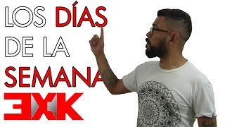 DÍAS DE LA SEMANA en inglés Monday Tuesday Wednesday [upl. by Cleavland]