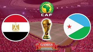 Egypte vs Djibouti  World Cup 2026 African Qualifiers  eFootball PES Gameplay PC HD [upl. by Eraste426]