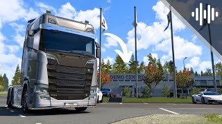 Exploring The SCANIA Demo Centre In 150 Beta  Euro Truck Simulator 2 ETS2 Showcase [upl. by Anitra]