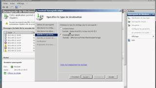 serveur 2008R2  sauvegarde du serveur 2008 [upl. by Tristam280]