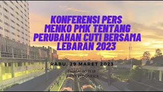 LIVE Cuti Bersama Lebaran 2023 Maju Jadi Tanggal 1925 April [upl. by Ycniuq]