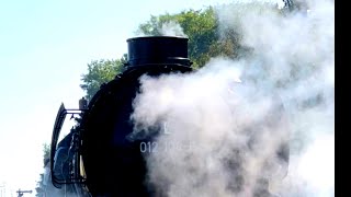 LIVE Schnellzug  Dampflok in Cuxhaven mit Schnellzugwaggons [upl. by Sabella]