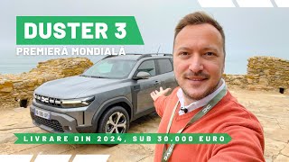 Dacia Duster 3  premieră mondială informații complete [upl. by Melessa]