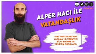 41 Anayasa Hukuku 24 1982 Anayasasında Yasama 10  Alper Hacı KPSS VATANDAŞLIK 2024 [upl. by Eldon]