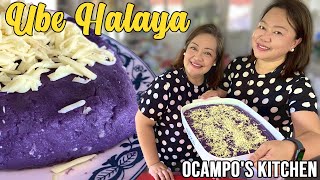 Kapampangan Style Cheesy Ube Halaya  Ocampos Kitchen [upl. by Afton]