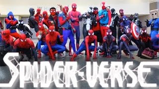 SpiderMan SPIDERVERSE Takes Over MEGACON EPIC FLASH MOB INVASION FUNNY [upl. by Diarmid]