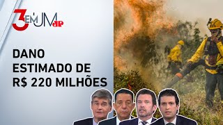 PF investiga incêndios criminosos no Pantanal Ghani Segré Piperno e Trindade comentam [upl. by Creath965]