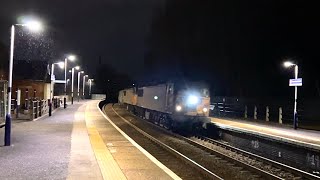 Colas Rail Freight  56113 amp 56051 SCREAM through Pontefract Baghill [upl. by Magnum117]