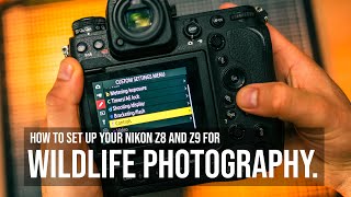 How to setup your Z8 and Z9 for wildlife photography  Customise your camera like a pro [upl. by Cheryl]