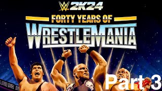 WWE 2K24 2K Showcase Part 3Rick Rude vs The Ultimate Warrior WWF Wrestlemania V [upl. by Anirat]