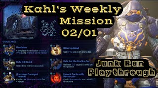 Kahls Weekly Missions 0102  Junk Run Playthrough  Warframe [upl. by Eggett]