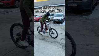 First FULLSUSPENSION MTB Bike bike bicycle mtb mountainbike downhill [upl. by Underwood]